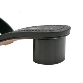 Dior Black Calfskin Montaigne 30 Heeled Slides 12