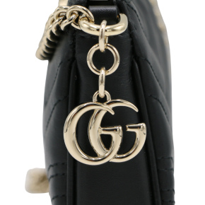 Gucci GG Samll Black Marmont Shoulder Bag 8