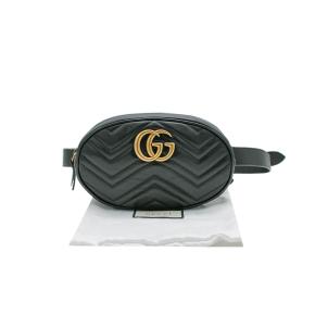 Gucci Large Black Marmont Belt Bag 8