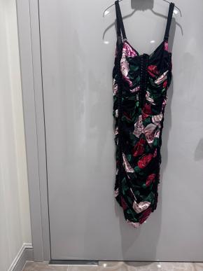 Dolce & Gabbana Floral Ruched Dress 7