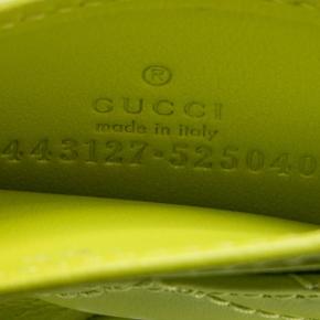 Gucci Green Chevron Marmont Card Case 5