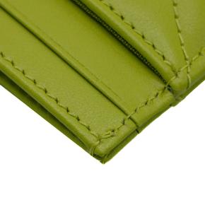 Gucci Green Chevron Marmont Card Case 6