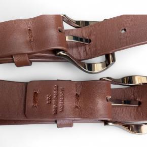 Zimmermann Double Buckle Tan Leather Belt 6