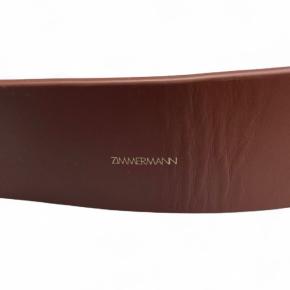 Zimmermann Double Buckle Tan Leather Belt 7