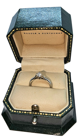 Boodles White Gold Brilliant Solitaire Diamond 2