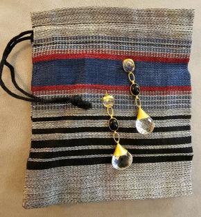Pippa Small Onyx And Rock Crystal Earrings 5