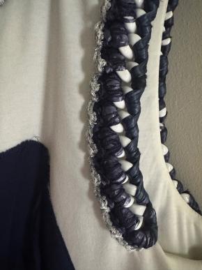 Chanel Navy And White Chain Detail Dress 5