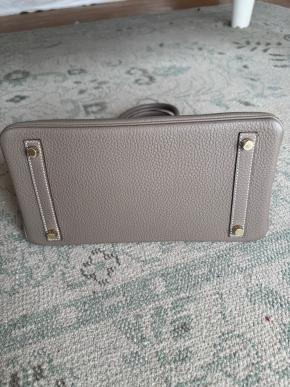 Hermes's Etoupe Togo Birkin 35 With Receipt 8