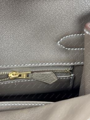 Hermes's Etoupe Togo Birkin 35 With Receipt 11