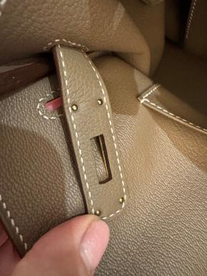 Hermes's Etoupe Togo Birkin 35 With Receipt 14