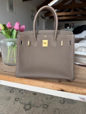 Hermes's Etoupe Togo Birkin 35 With Receipt 2