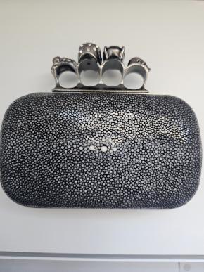 Alexander McQueen Stingray And Crystal Knuckle Clutch 3