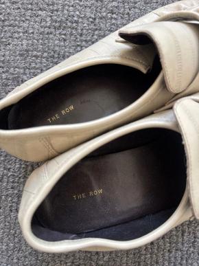 The Rpw Off White Eel Leather Loafers 4
