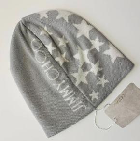Jimmy Choo Grey Beanie Hat 2