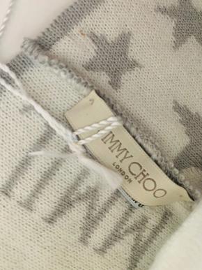 Jimmy Choo Grey Beanie Hat 8