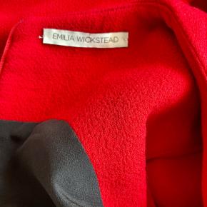 Emilia Wickstead Red Wool Crepe Midi Dress 6