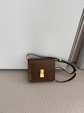 Celine Classic Tan Leater Box Bag 2