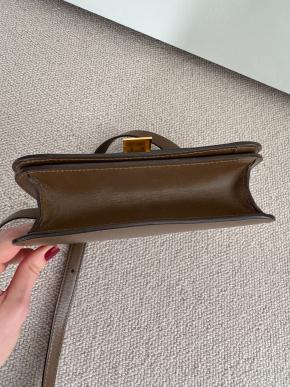 Celine Classic Tan Leater Box Bag 7
