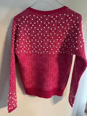 Chanel Pink Cashmere Bombay Collection Sweater 2