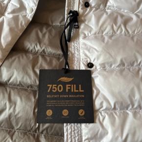 Belstaff White Duck Down/Feather Hooded Coat 7