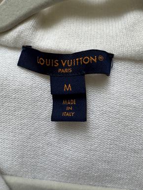 Louis Vuitton Cream Sleeveless Hooded Bi-Fabric Knit Jacket 5