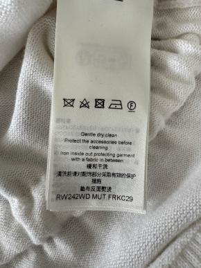 Louis Vuitton Cream Sleeveless Hooded Bi-Fabric Knit Jacket 6
