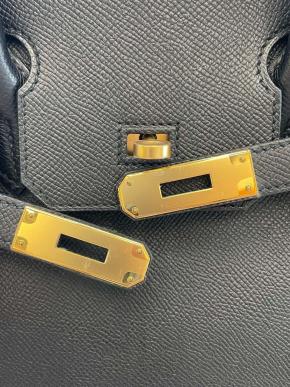 Hermes Black Epsom Birkin 30 6
