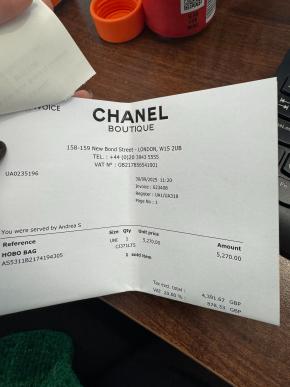 Chanel Current Season Medium Black Calf Leather Hobo With Receipt 7