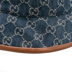 Gucci Blue Denim GG Bucket Hat 9
