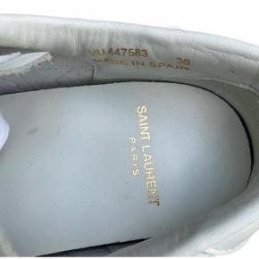 Saint Laurent Star Embellished Leather Sneakers 10