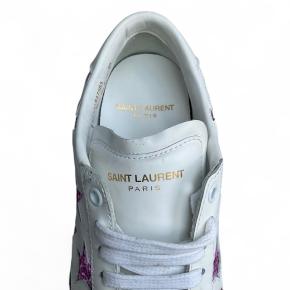 Saint Laurent Star Embellished Leather Sneakers 11
