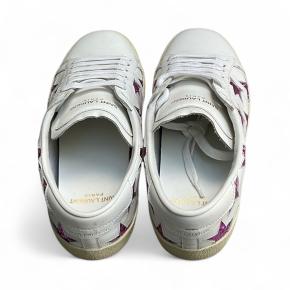 Saint Laurent Star Embellished Leather Sneakers 7