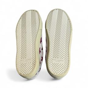 Saint Laurent Star Embellished Leather Sneakers 8