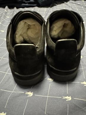 Louboutin Black Velours Slip On Sneakers 4