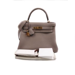 Hermès Kelly 28 Togo Leather Gold Hardware 7