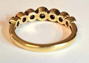Bespoke 18Ct Gold 5 Stone Diamond Ring 6
