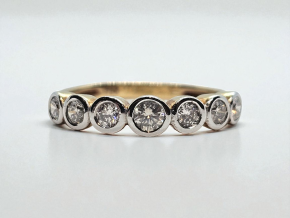 Bespoke 18Ct Gold 5 Stone Diamond Ring 3