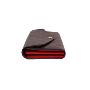 Louis Vuitton Coated Canvas Sarah Wallet 7