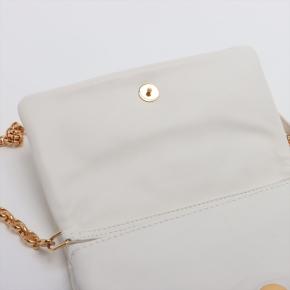 Dior White Cannage Leather Caro Shoulder Bag 9