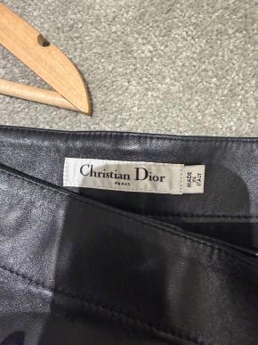 Dior Black Leather Skort - worn once 5