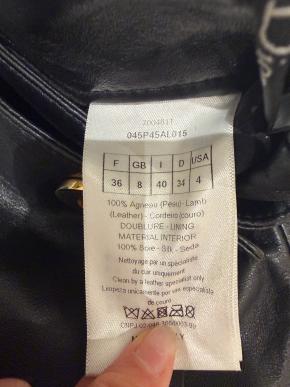 Dior Black Leather Skort - worn once 6