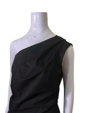 Rohe Black Wool Blend One Shoulder Top 6