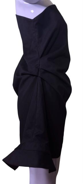 Rohe Black Wool Blend One Shoulder Top 7