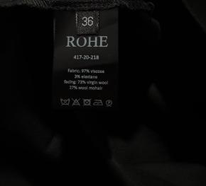 Rohe Black Wool Blend One Shoulder Top 10