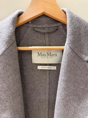 Max Mara Grey Cashmere Ludmilla Coat 5