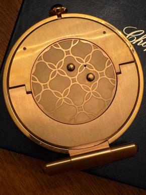 Chopard Imperiale Rose Gold Alarm Clock And Pen 24