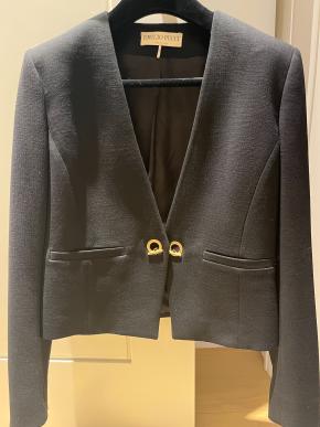 Pucci Black Virgin Wool Crepe Jacket 2