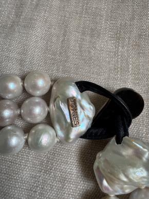 Monies Gerda lynggaard Freshwater Pearl 18 Inch 3 Row Necklace 5