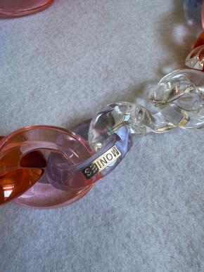 Monies Acrylic Multi Coloured 18" Necklace 5