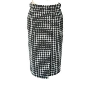 Chanel Checked Suit With Leather Sleeves 6